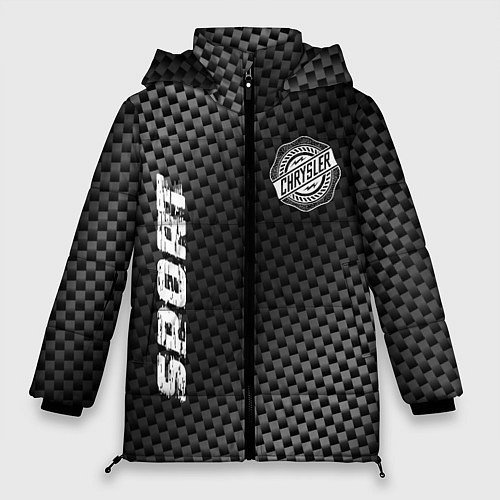 Женская зимняя куртка Chrysler sport carbon / 3D-Черный – фото 1