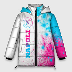 Женская зимняя куртка Napoli neon gradient style по-вертикали