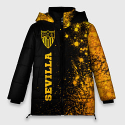Женская зимняя куртка Sevilla - gold gradient по-вертикали