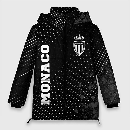 Женская зимняя куртка Monaco sport на темном фоне вертикально / 3D-Черный – фото 1