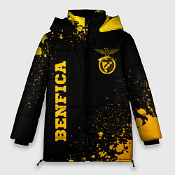 Куртка зимняя женская Benfica - gold gradient вертикально, цвет: 3D-черный