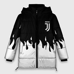 Куртка зимняя женская Juventus fire, цвет: 3D-черный