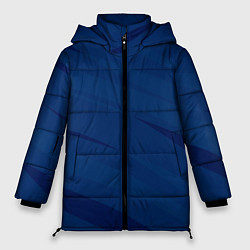 Женская зимняя куртка Тёмно-синий полосами