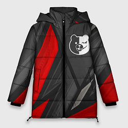 Куртка зимняя женская Danganronpa red lines, цвет: 3D-черный