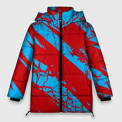 Куртка зимняя женская Абстрактный узор с концепцией, цвет: 3D-черный