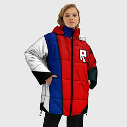 Куртка зимняя женская Roblox uniform, цвет: 3D-черный — фото 2