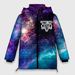Куртка зимняя женская GTA space game, цвет: 3D-черный
