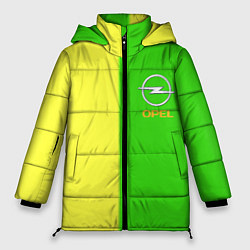 Куртка зимняя женская Opel текстура, цвет: 3D-светло-серый