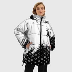 Куртка зимняя женская Juventus sport steel, цвет: 3D-светло-серый — фото 2