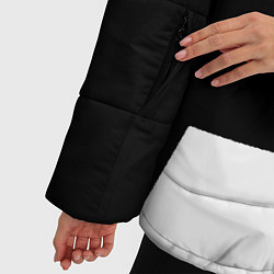 Куртка зимняя женская PUBG online geometry, цвет: 3D-светло-серый — фото 2