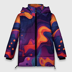 Куртка зимняя женская Неоновый спектр, цвет: 3D-светло-серый