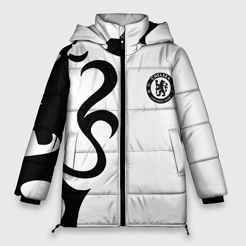 Женская зимняя куртка Chelsea sport fc / 3D-Черный – фото 1