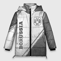 Куртка зимняя женская Borussia - white gradient вертикально, цвет: 3D-черный