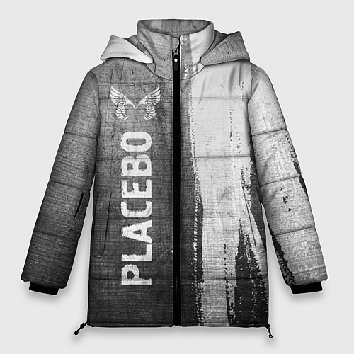 Женская зимняя куртка Placebo - grey gradient по-вертикали / 3D-Черный – фото 1