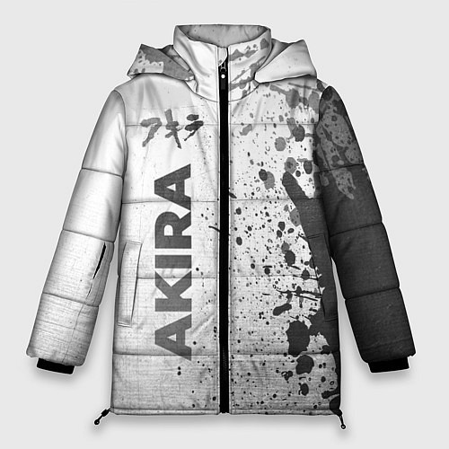 Женская зимняя куртка Akira - white gradient по-вертикали / 3D-Черный – фото 1