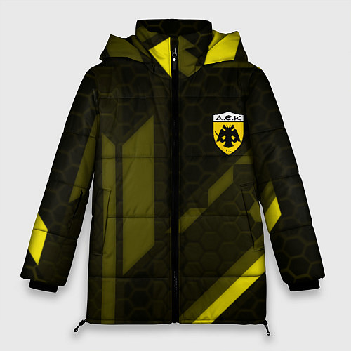 Женская зимняя куртка AEK fc geometry / 3D-Черный – фото 1