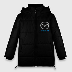 Куртка зимняя женская Mazda logo auto, цвет: 3D-светло-серый