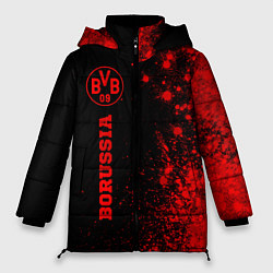 Куртка зимняя женская Borussia - red gradient по-вертикали, цвет: 3D-черный