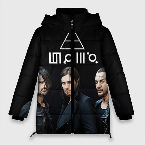 Женская зимняя куртка 30 seconds to mars / 3D-Красный – фото 1