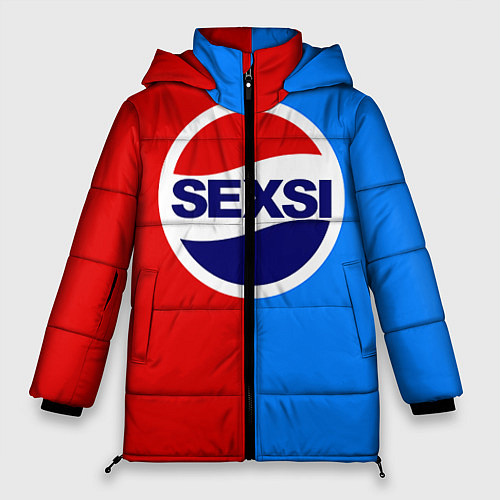 Женская зимняя куртка Sexsi Pepsi / 3D-Черный – фото 1