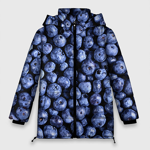 Женская зимняя куртка Черника / 3D-Черный – фото 1