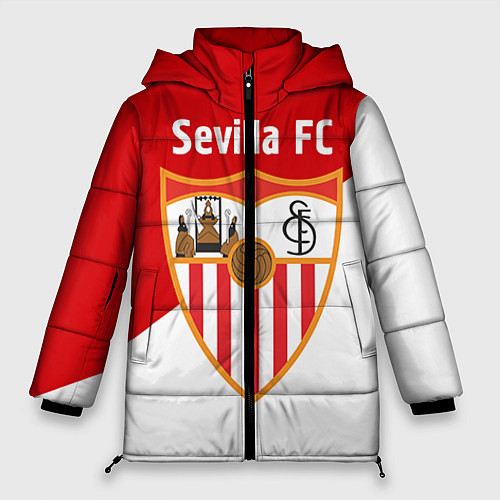 Женская зимняя куртка Sevilla FC / 3D-Черный – фото 1