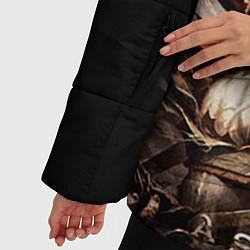 Куртка зимняя женская Disturbed, цвет: 3D-красный — фото 2