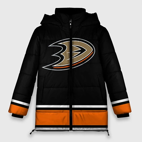 Женская зимняя куртка Anaheim Ducks Selanne / 3D-Черный – фото 1