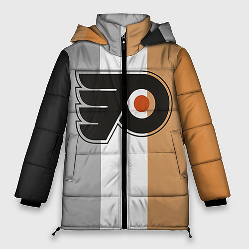 Женская зимняя куртка Philadelphia Flyers / 3D-Черный – фото 1