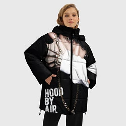 Куртка зимняя женская BTS: Hood by air, цвет: 3D-черный — фото 2