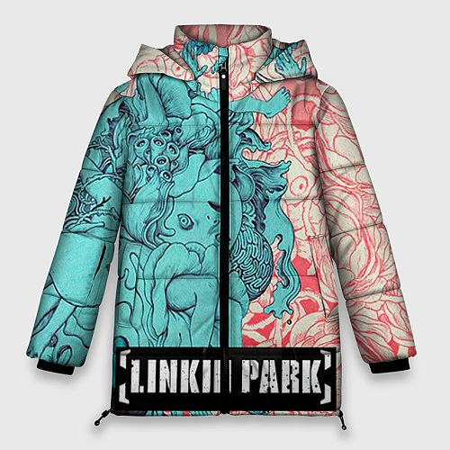 Женская зимняя куртка Linkin Park: Sky Girl / 3D-Черный – фото 1