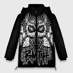 Куртка зимняя женская BMTH Owl, цвет: 3D-красный