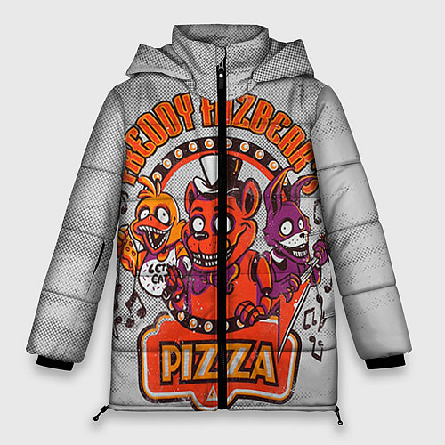 Женская зимняя куртка Freddy Pizza / 3D-Красный – фото 1