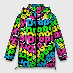 Куртка зимняя женская Drop Dead: Acid Pattern, цвет: 3D-светло-серый