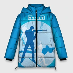 Куртка зимняя женская Биатлон, цвет: 3D-светло-серый