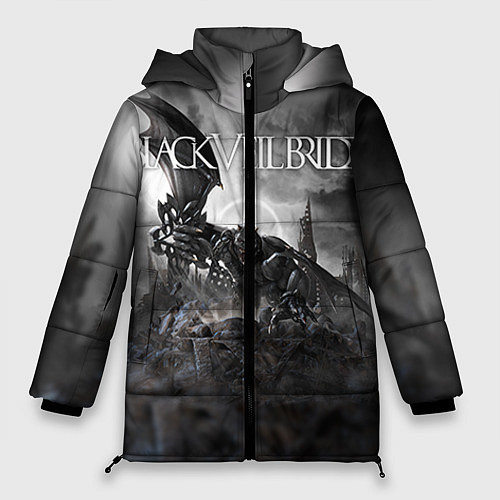 Женская зимняя куртка Black Veil Brides: Faithless / 3D-Черный – фото 1