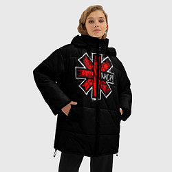 Куртка зимняя женская RHCP Symbol, цвет: 3D-светло-серый — фото 2