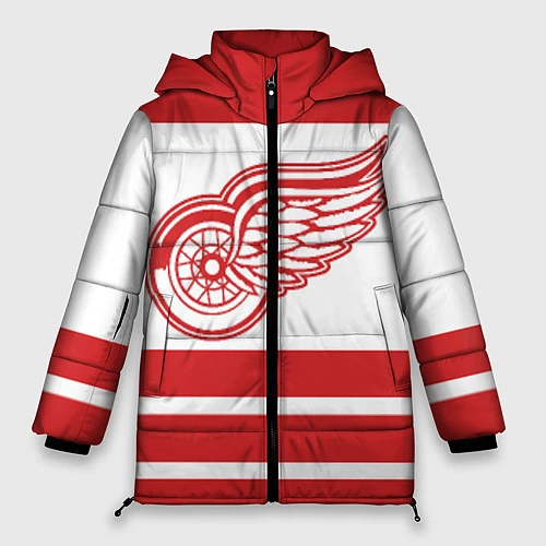 Женская зимняя куртка Detroit Red Wings / 3D-Черный – фото 1