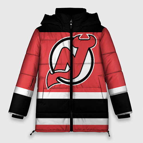 Женская зимняя куртка New Jersey Devils / 3D-Черный – фото 1