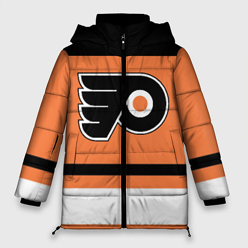 Женская зимняя куртка Philadelphia Flyers / 3D-Красный – фото 1