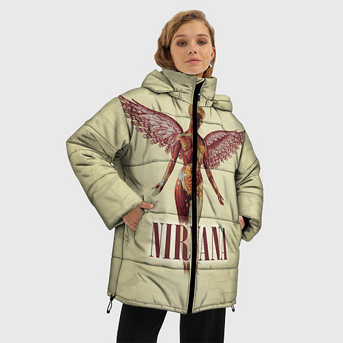 Женская зимняя куртка Nirvana Angel / 3D-Светло-серый – фото 3