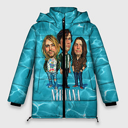 Куртка зимняя женская Nirvana: Water, цвет: 3D-красный