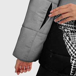 Куртка зимняя женская Дэвид Боуи, цвет: 3D-светло-серый — фото 2