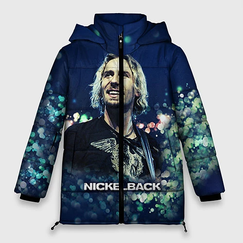 Женская зимняя куртка Nickelback: Chad Kroeger / 3D-Светло-серый – фото 1