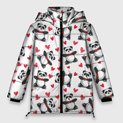 Женская зимняя куртка Любимые панды