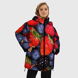 Куртка зимняя женская Berries, цвет: 3D-черный — фото 2