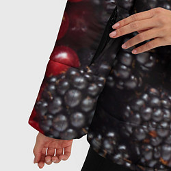 Куртка зимняя женская Ягодная, цвет: 3D-черный — фото 2