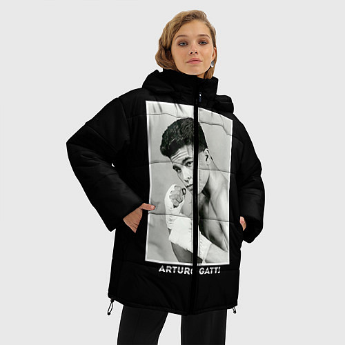 Женская зимняя куртка Arturo Gatti: Photo / 3D-Светло-серый – фото 3