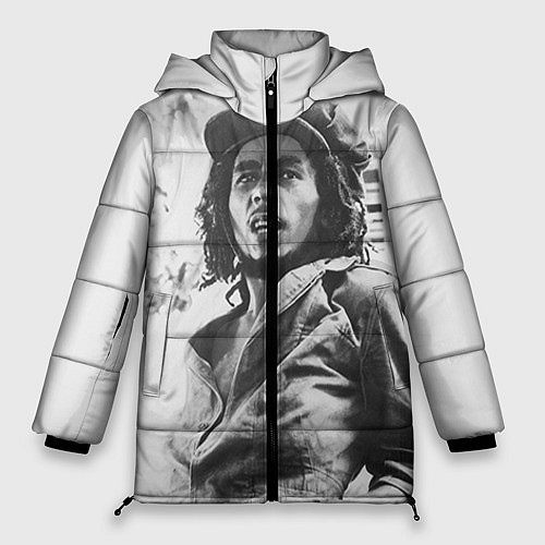 Женская зимняя куртка Молодой Боб Марли / 3D-Красный – фото 1