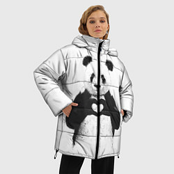 Куртка зимняя женская Panda Love, цвет: 3D-светло-серый — фото 2